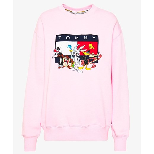 BLUZA DAMSKA TOMMY JEANS X LOONEY TUNES PINK Tommy Hilfiger XL wyprzedaż ZANTALO.PL