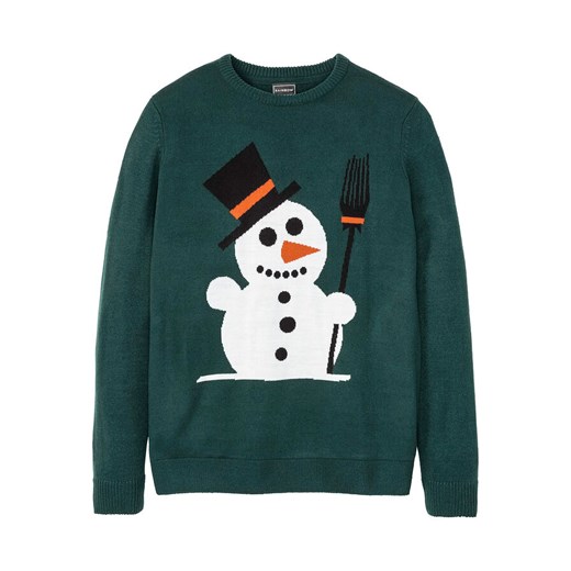 Sweter z bożonarodzeniowym motywem | bonprix 44/46 (S) bonprx - Allani