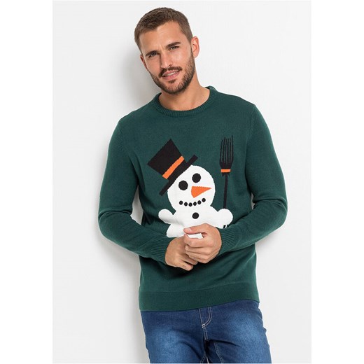Sweter z bożonarodzeniowym motywem | bonprix 44/46 (S) bonprx - Allani