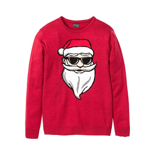 Sweter z bożonarodzeniowym motywem | bonprix 48/50 (M) bonprx - Allani