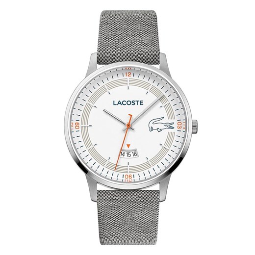Srebrny zegarek Lacoste analogowy 