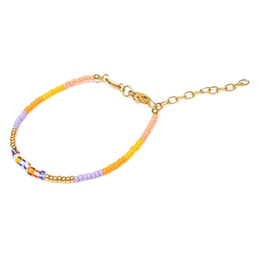 Women's Mini Beaded Bracelet - Mini Painted Glass Beads Nialaya ONESIZE showroom.pl