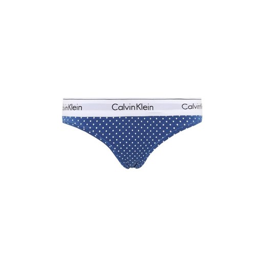 CALVIN KLEIN UNDERWEAR STRINGI THONG Niebieski L Calvin Klein Underwear L wyprzedaż Mont Brand