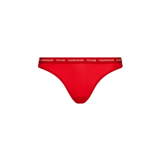 CALVIN KLEIN UNDERWEAR STRINGI THONG Czerwony S Calvin Klein Underwear M Mont Brand okazja