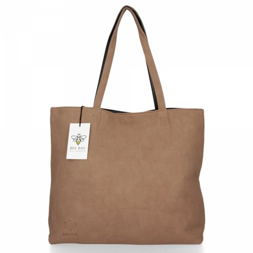 Shopper bag Bee Bag bez dodatków ze skóry ekologicznej 