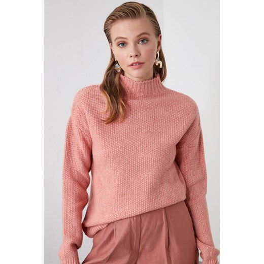 Trendyol Rose Dry Turtleneck Knit Sweater Trendyol M Factcool
