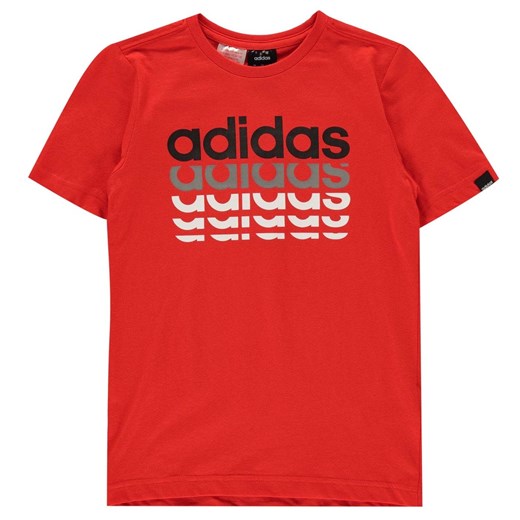 Koszulka męska Adidas Repeat Linear QT 11-12 Y Factcool