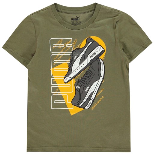 Puma Sneaker QT T Shirt Junior Boys Puma 7-8 Y Factcool
