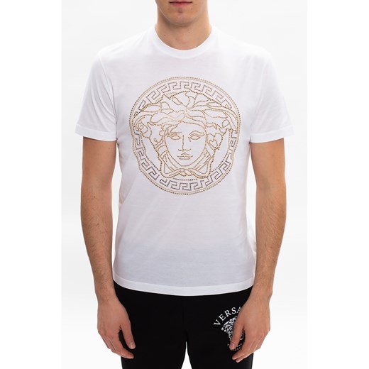 Versace t-shirt męski z napisami 