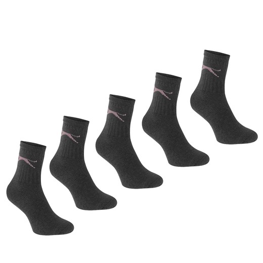Slazenger 5 Pack Crew Socks Ladies Slazenger Ladies 4-8 Factcool