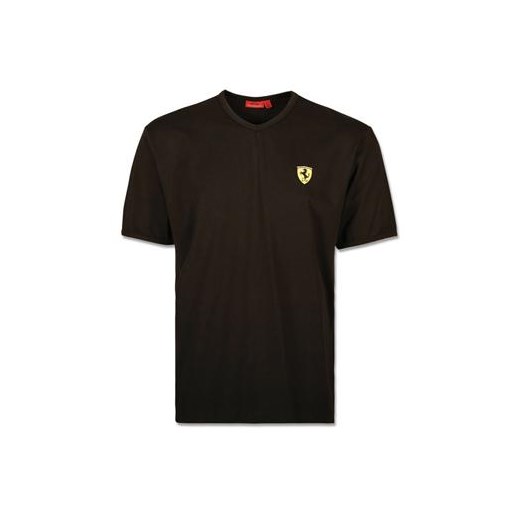 Koszulka Scudetto Ferrari V neck black 