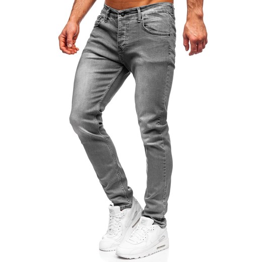 Denley jeansy męskie szare 