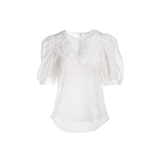 Biała Bluzka Hoffman Renee S/M okazja Renee odzież