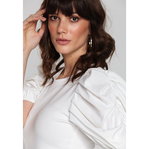 Biała Bluzka Candice Renee S/M Renee odzież promocyjna cena