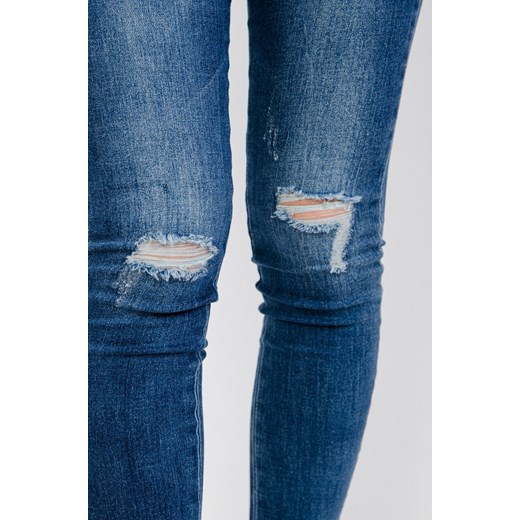 Spodnie jeansowe skinny z przetarciami Olika S wyprzedaż olika.com.pl