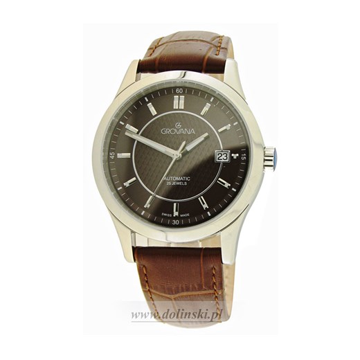 Grovana Automatic 1208.2536 dolinski szary elegancki