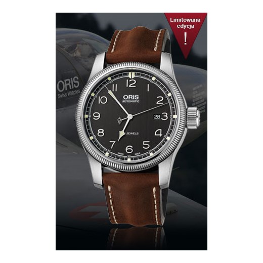 Oris Challenge International de Tourisme 1932 LE dolinski szary abstrakcyjne wzory