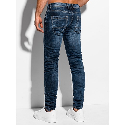 Spodnie męskie jeansowe 984P - ciemnoniebieskie Edoti.com 31 Edoti.com