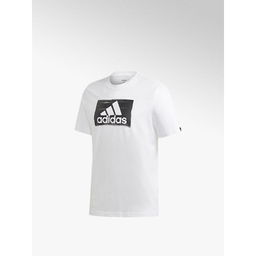 T-shirt męski Adidas biały z krótkim rękawem sportowy 