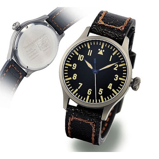 NAV B-UHR Vintage tytanowy 44mm steinhart-zegarki czarny delikatne