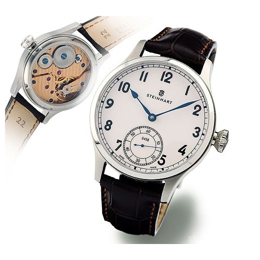 MARINE CHRONOMETER II ARABSKA steinhart-zegarki bialy abstrakcyjne wzory