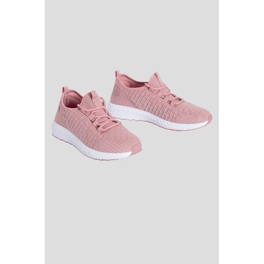 Buty sportowe damskie różowe ORSAY sneakersy wiosenne sznurowane 