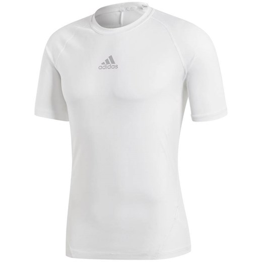 Koszulka męska adidas Alphaskin Sport SS Tee biała CW9522 wyprzedaż Bagażownia.pl