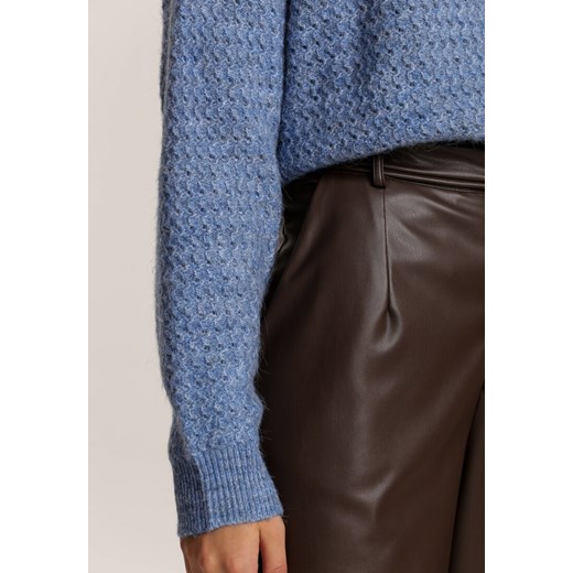 Niebieski Sweter Aezyra Renee S Renee odzież