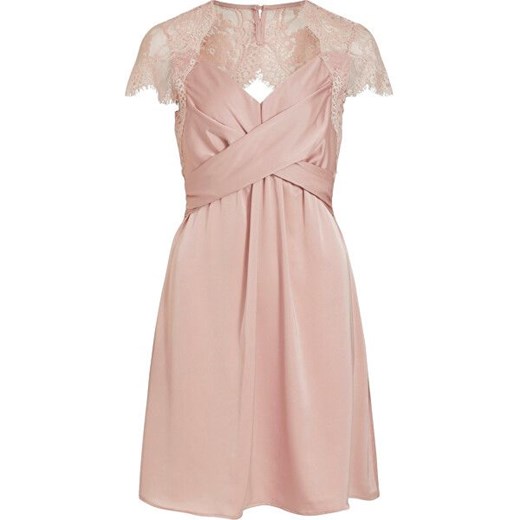 VILA Damska sukienka VISHEA CAPSLEEVE DRESS / DC Pale Mauve (rozmiar 34) Vila 36 Mall