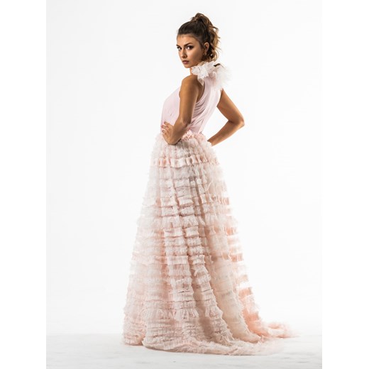 Alice jasno różowa suknia z koronkową spódnicą  My Image Art