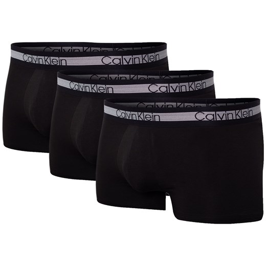 CALVIN KLEIN BOKSERKI MĘSKIE COOLING TRUNK 3 PAK BLACK NB1799A 001 Calvin Klein XL messimo promocyjna cena