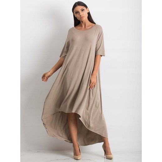 Sukienka Oversize Beżowy ~s/m~ L/XL Oficjalny sklep Allegro