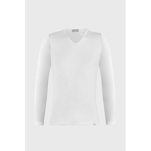 Biała koszulka z długim rękawem biały Enrico Coveri XL Astratex