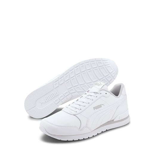Skórzane sneakersy "ST Runner" w kolorze białym Puma 44 Limango Polska