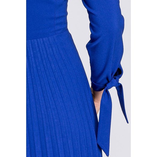 Niebieska sukienka Semper z długim rękawem 