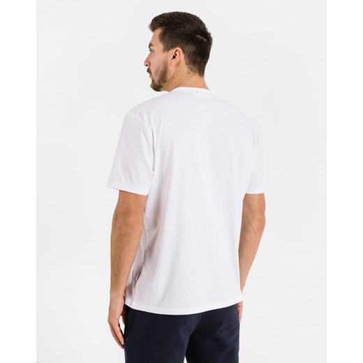 T-shirt męski Napapijri biały z krótkimi rękawami sportowy 