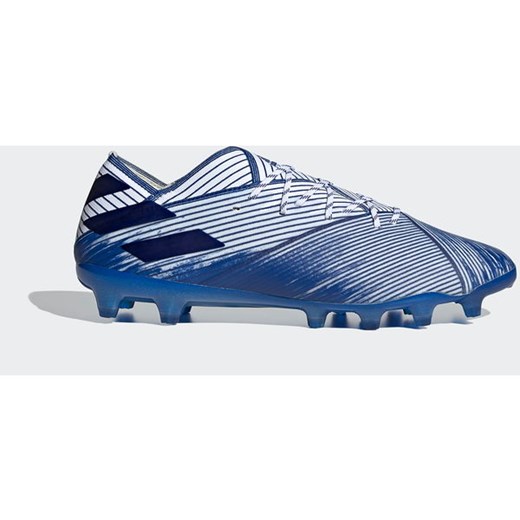 Buty piłkarskie korki Nemeziz 19.1 AG Adidas (cloud white/royal blue) 40 SPORT-SHOP.pl okazyjna cena