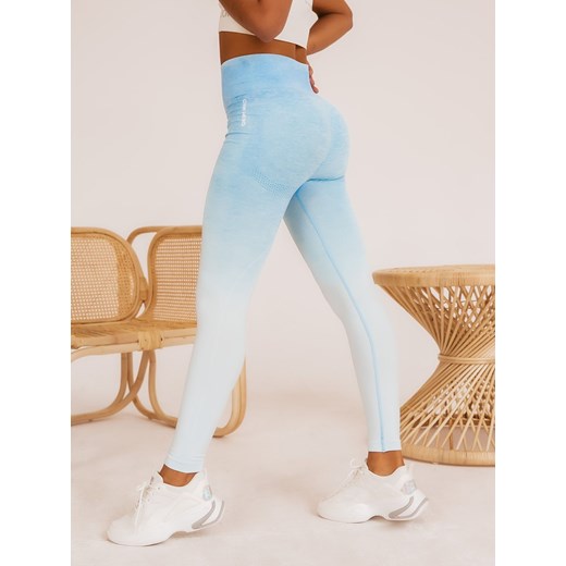 Legginsy bezszwowe OMBRE BABY BLUE Gym Hero XS Gym Hero okazyjna cena