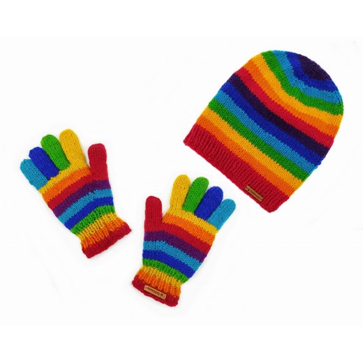Czapka + rękawiczki Kolorowe Feltiness Feltiness