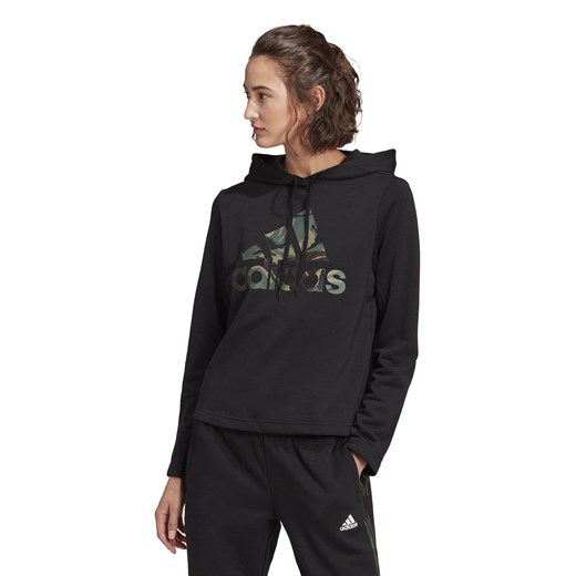 Bluza damska czarna Adidas jesienna sportowa 
