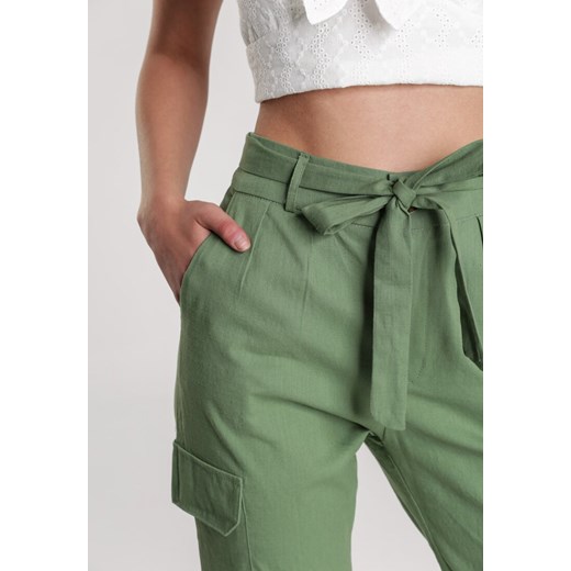 Zielone Spodnie Maipise Renee XL okazyjna cena Renee odzież