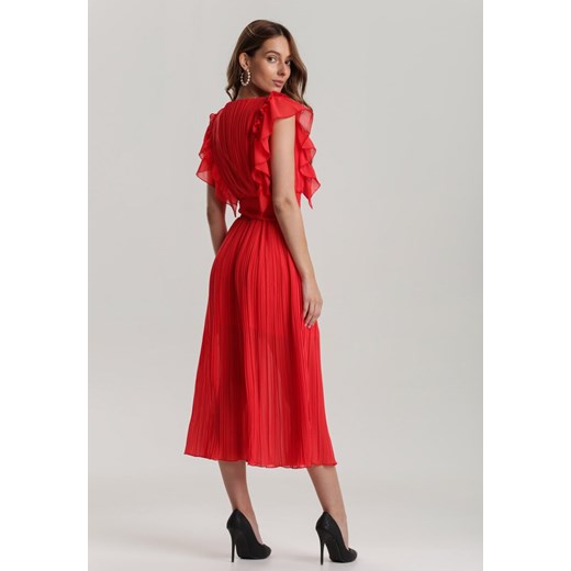 Czerwona Sukienka Kahlileia Renee M/L Renee odzież