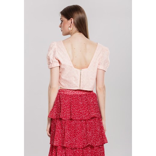 Różowy Top Thwart Renee S promocja Renee odzież