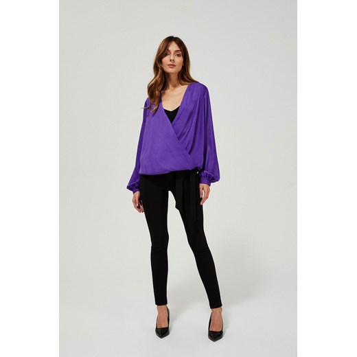 Koszula z głębokim dekoltem XS Moodo.pl