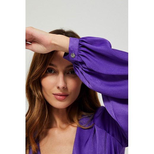 Koszula z głębokim dekoltem L Moodo.pl