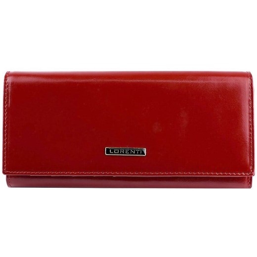 Damski czerwony portfel Lorenti 72037 NIC Red Lorenti okazja Galmark