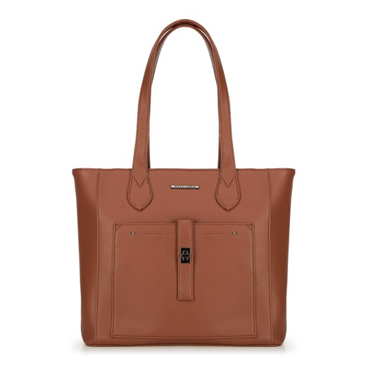 Shopper bag Wittchen młodzieżowa bez dodatków ze skóry ekologicznej