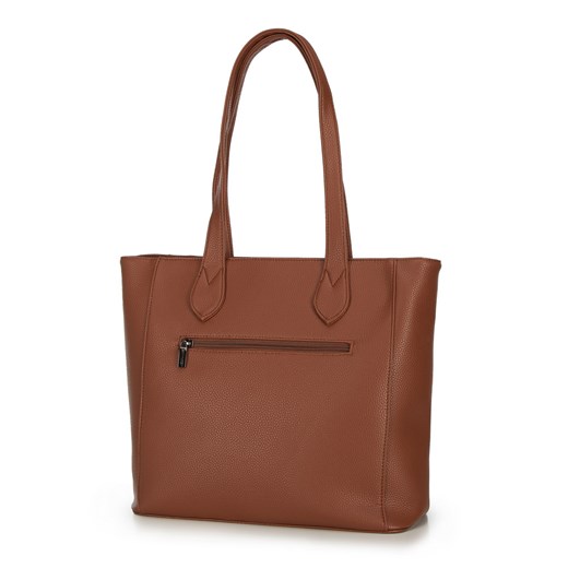 Shopper bag Wittchen ze skóry ekologicznej średniej wielkości bez dodatków