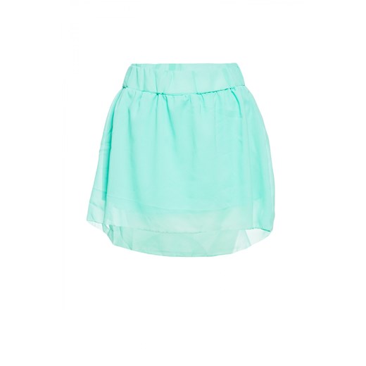 Plain georgette mini-skirt