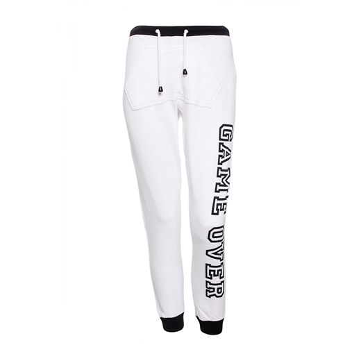 Track pants with writing